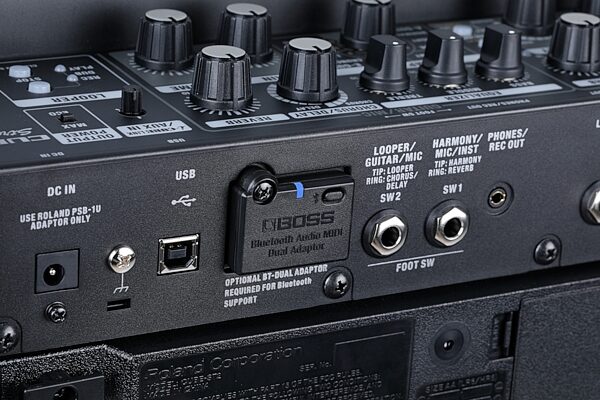 open zoom image for Boss BT-DUAL Bluetooth Audio MIDI Dual Adapter, New, Action Position Front
