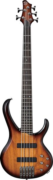 open zoom image for Ibanez BTB575 Electric Bass (5-String), Brown Burst