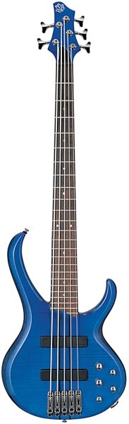 open zoom image for Ibanez BTB575FM 5-String Electric Bass, Blue Moon Flat