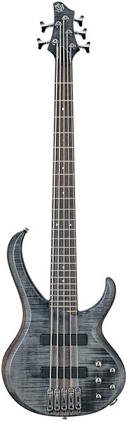 open zoom image for Ibanez BTB575FM 5-String Electric Bass, Transparent Gray