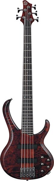 open zoom image for Ibanez BTB775PB 5-String Electric Bass, Charcoal Brown