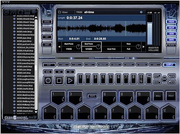 open zoom image for BeatKangz Beat Thang Virtual Drum Software (Mac and Windows), Main