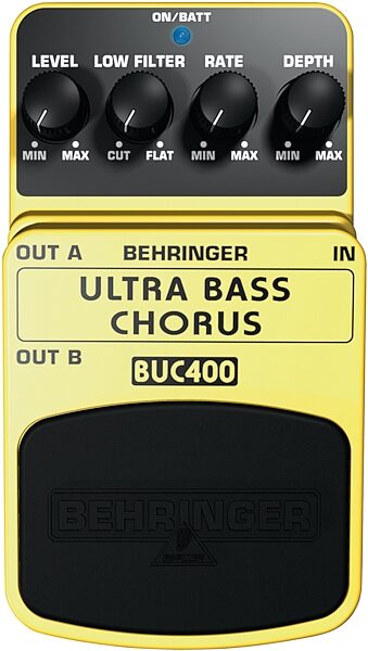 open zoom image for Behringer BUC400 Ultra Bass Chorus Pedal, Main