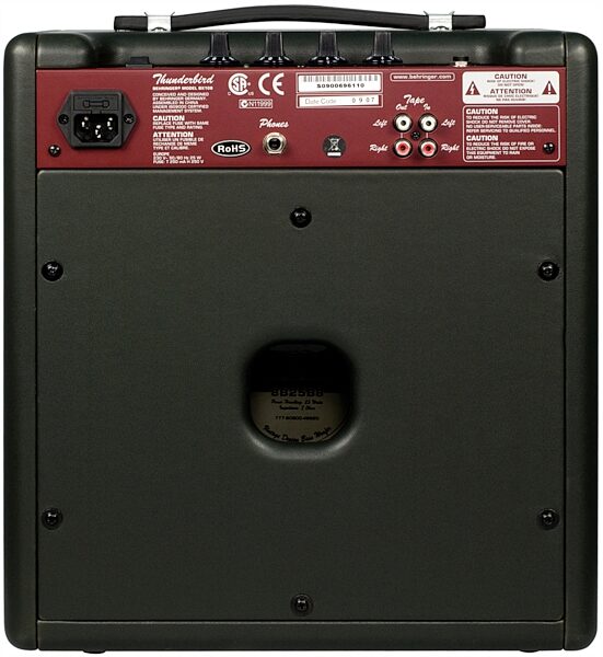 open zoom image for Behringer BX108 Thunderbird Bass Combo Amplifier (15 Watts, 1x8"), Rear