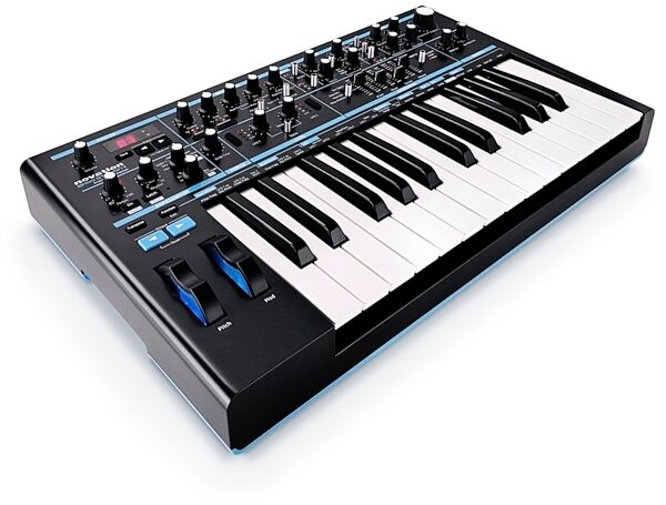 open zoom image for Novation Bass Station II Analog Synthesizer Keyboard, 25-Key, New, Angle