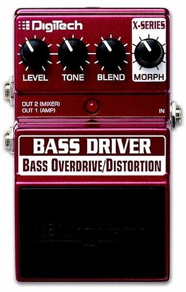 open zoom image for DigiTech Bass Driver X-Series Overdrive Distortion Pedal, Main