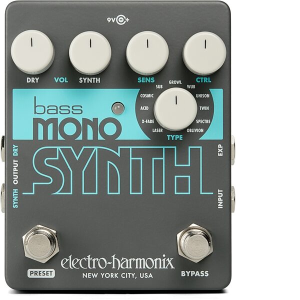 open zoom image for Electro-Harmonix Bass Mono Synth Pedal, New, Main
