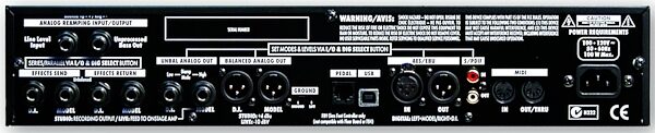 open zoom image for Line6 Bass PODxt Pro Bass Amp Modeler for Direct Recording, Rear