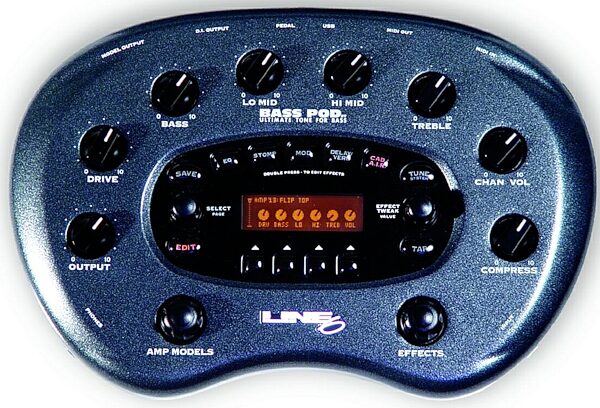 open zoom image for Line6 Bass PODxt Bass Amp Modeler for Direct Recording, Main