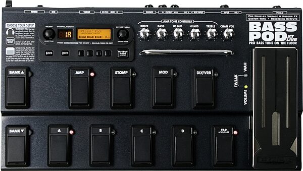 open zoom image for Line 6 Bass PODxt Live Bass Amp Modeler Pedalboard, Main