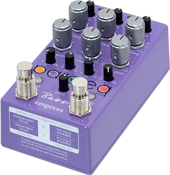 open zoom image for Empress ParaEq Bass Equalizer Pedal, New, Action Position Back