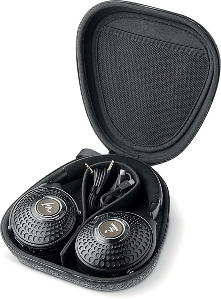 open zoom image for Focal Bathys Wireless Noise-Cancelling Headphones, Deep Black, Action Position Back