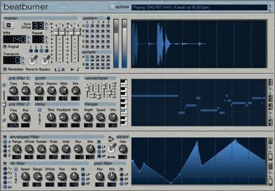 open zoom image for GForce BeatBurner VST Loop Synth Plug-In (Macintosh and Windows), Main