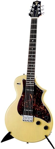 open zoom image for Voyage-Air TransAxe Bel Air VER1 Folding Electric Guitar with Gig Bag, Front