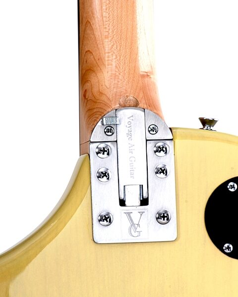 open zoom image for Voyage-Air TransAxe Bel Air VER1 Folding Electric Guitar with Gig Bag, Latch Closed