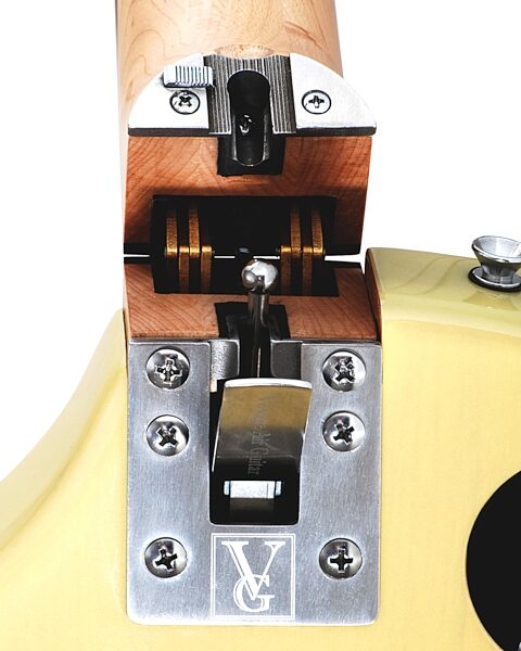 open zoom image for Voyage-Air TransAxe Bel Air VER1 Folding Electric Guitar with Gig Bag, Latch Open