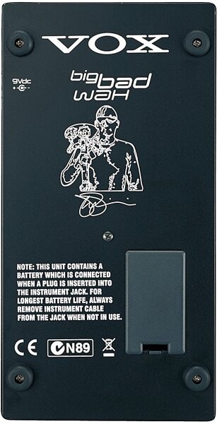 open zoom image for Vox Joe Satriani Big Bad Wah Pedal, Bottom