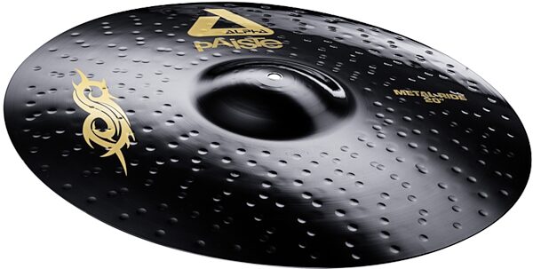 open zoom image for Paiste Black Alpha Slipknot Edition Metal Ride Cymbal, 20 Inch