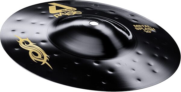 open zoom image for Paiste Black Alpha Slipknot Edition Metal Splash Cymbal, 10 Inch