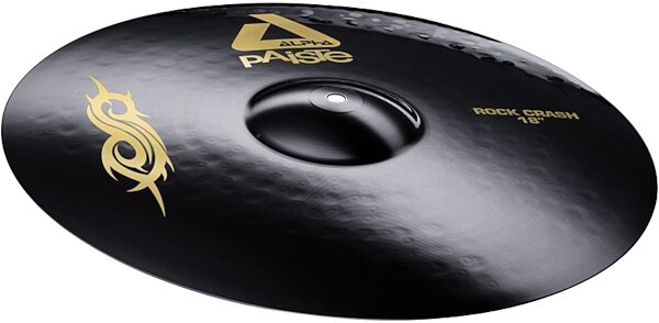open zoom image for Paiste Black Alpha Slipknot Edition Rock Crash Cymbal, 18 Inch