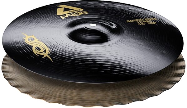 open zoom image for Paiste Black Alpha Slipknot Edition Hi-Hat, 14 Inch