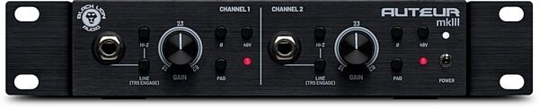 open zoom image for Black Lion Audio Auteur MKIII 2-Channel Microphone Preamplifier, New, Action Position Front