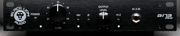 open zoom image for Black Lion Audio B173 mkII Microphone Preamp, New, Front - In Use