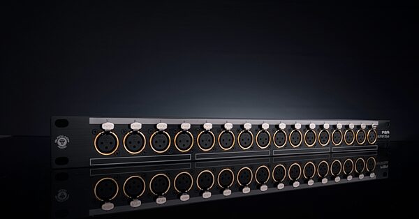 open zoom image for Black Lion Audio PBR XLR 16F DSub 16-Point XLR-F Patch Bay, New, Action Position Back