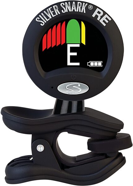 open zoom image for Snark SIL-1 Silver Snark Clip-On Chromatic Tuner, Black, Action Position Back