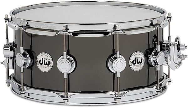 open zoom image for Drum Workshop Collectors Series Snare Drum, Black Nickel Over Brass, 6.5x14", 6.5x14 Inch