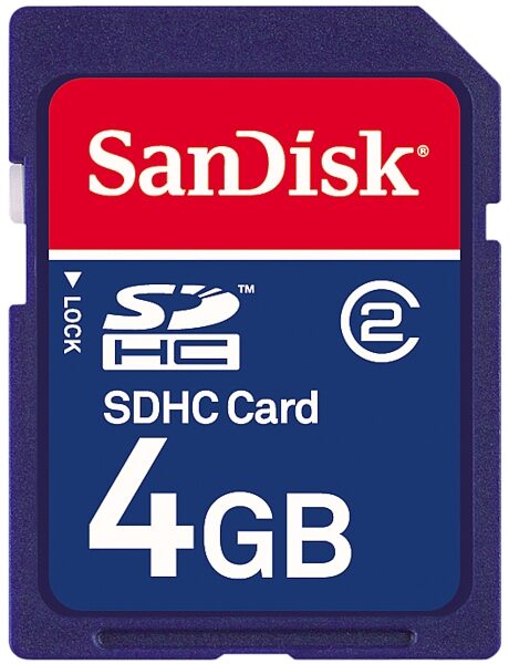open zoom image for SanDisk Secure Digital SDHC Card, 4 GB