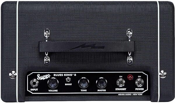 open zoom image for Supro Blues King 8 Guitar Combo Amplifier (1 Watt, 1x8"), Action Position Back