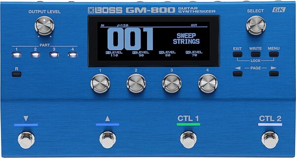 open zoom image for Boss GM-800 Guitar Synthesizer, New, Main with all components Front