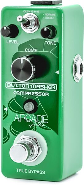 open zoom image for Arcade Audio Button Masher Compressor Pedal, New, Action Position Back
