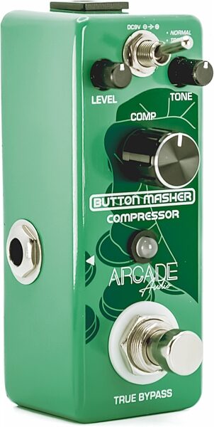 open zoom image for Arcade Audio Button Masher Compressor Pedal, New, Action Position Back