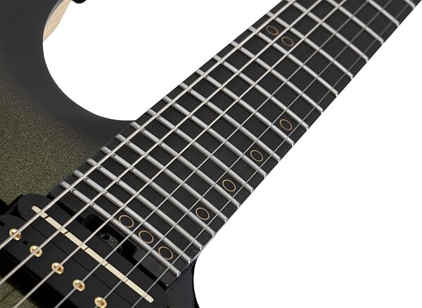 open zoom image for Schecter C-1 50th Anniversary Electric Guitar, Gold Burst, Open Box (Very Good), Action Position Back