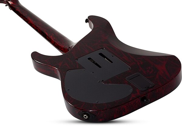 open zoom image for Schecter C-1 FRS Silver Mountain Electric Guitar, Action Position Back
