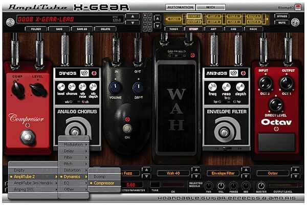 open zoom image for IK Multimedia StealthPedal Guitar Audio Interface Pedal, AmpliTube X-Gear