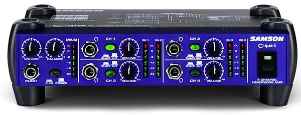 open zoom image for Samson CQue8 4-Channel Headphone Amplifier, Main