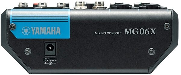 open zoom image for Yamaha MG06X 6-Channel Stereo Mixer with Effects, New, Rear