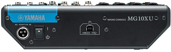 open zoom image for Yamaha MG10XU USB Stereo Mixer with Effects, New, Rear