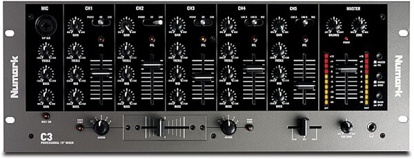 open zoom image for Numark C3 5-Channel Rack DJ Mixer, Main
