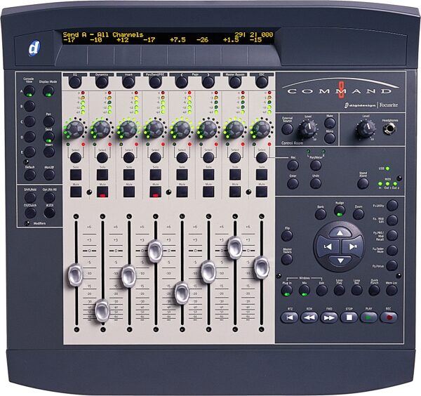 open zoom image for Digidesign Command 8 Control Surface for Pro Tools, Top