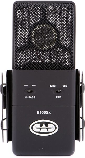 open zoom image for CAD Equitek E100Sx Large-Diaphragm Condenser Microphone, Action Position Front