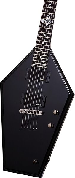 open zoom image for Schecter Casket Custom Electric Guitar, Black Cherry - Inlay