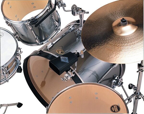 open zoom image for Tama CBH20 Bass Drum Cowbell Hoop Mount, In Use