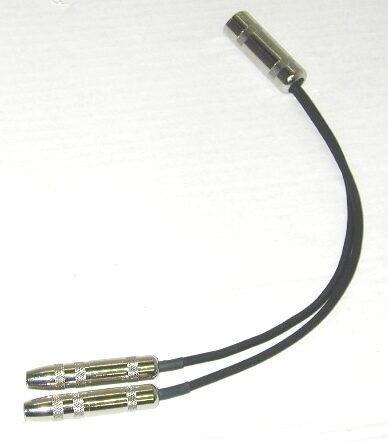 open zoom image for CBI Female 1/4-inch to Dual Female 1/4-inch Y Adapter Cable (12 inch), Main