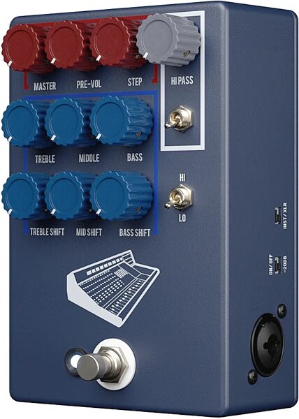open zoom image for JHS Colour Box V2 Preamp Pedal - 10th Anniversary Edition, Open Box (Very Good), Angle Left