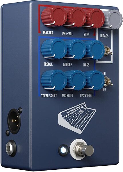 open zoom image for JHS Colour Box V2 Preamp Pedal - 10th Anniversary Edition, Open Box (Very Good), Angle Right