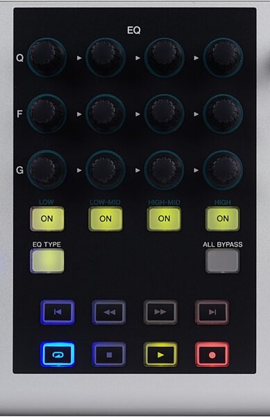 open zoom image for Steinberg CC121 Advanced Integration Controller, EQ Section